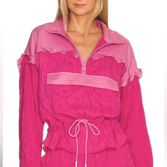 Free People Movement Lets Go Out Pink Pullover Size Medium (Retail: $125) - Picture 2 of 3